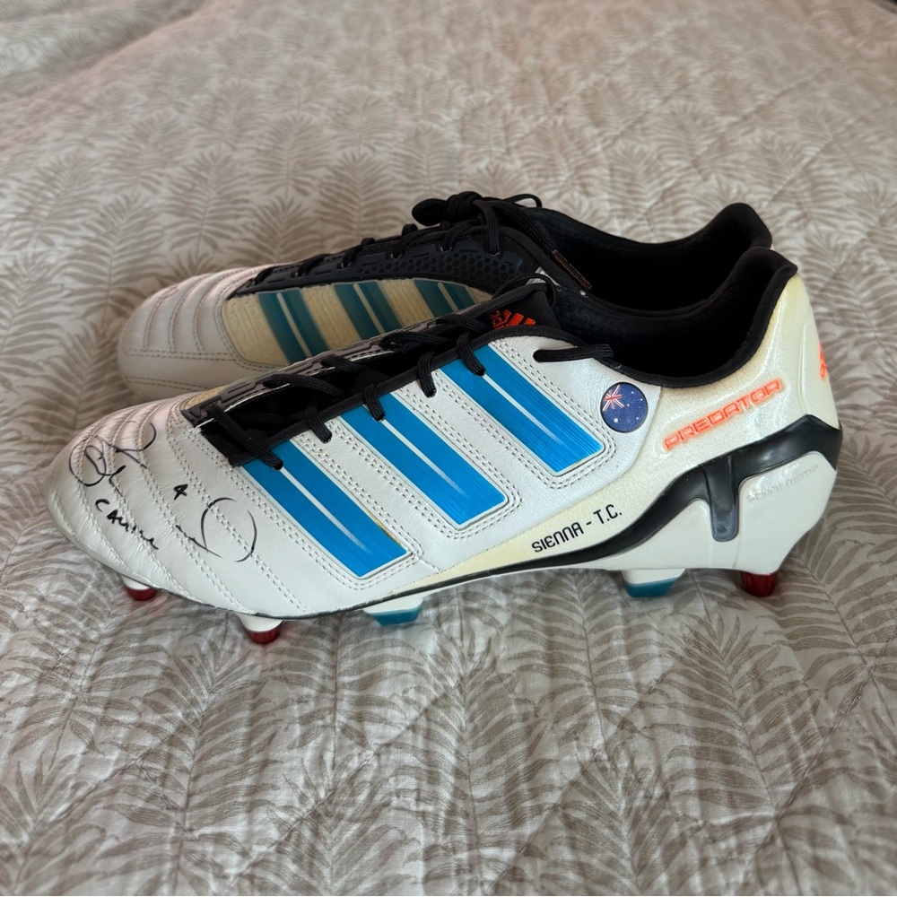 Autographed Adidas adipower Predator LZ Men’s US 9.5 (rare player edition)